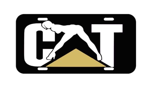 Metal License Plate Frames for Cat for Caterpillar Decorative Plates Funny Design-Tf-86-72