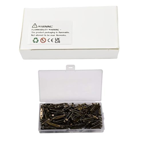 YOFASEN DIY Crafts Pins - Safety Pins Assorted for Crafts Clothing Arts Metal Locking Clip,4cm (150pcs) - Image 2