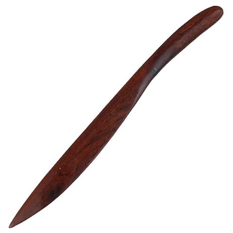 dohobby Natural Wooden Letter Opener for Home Office Cover