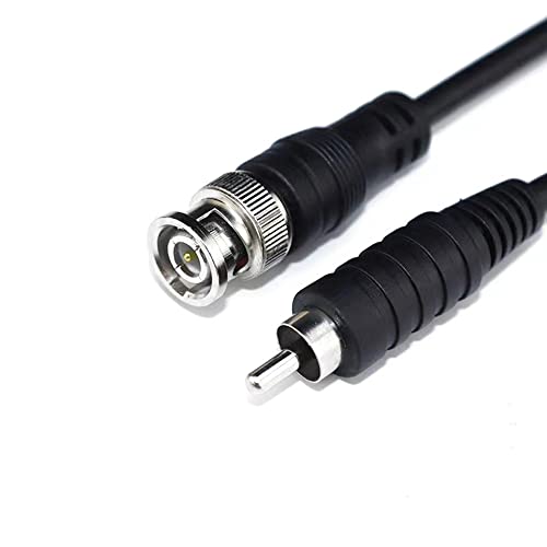 supmory BNC Male to RCA Male Adapter Cable 75 Ohm Coaxial Composite Video Connector Jack Converter Adaptor Composite Video Cable