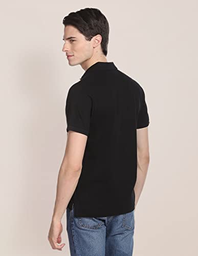 Image of U.S. Polo ASSN. Men's Cotton Slim Fit Solid Polo Shirt