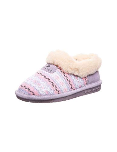 BEARPAW Casual Slippers Girls Alice Knit TPR 5 Youth Wisteria 2292Y
