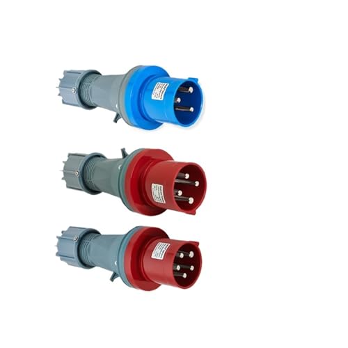 Conector industrial impermeable de aviación 32AButt5core miniatura 1
