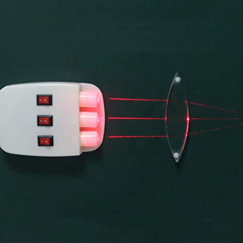 ULTECHNOVO 5 Pcs Conjunto de Prisma de Cristal Ã“ptico Lente de Vidro Ã“ptico Experimentos Ã“pticos