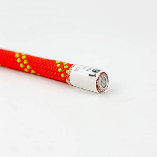 Corda in poliestere a doppia treccia, Fune di trazione elettrica - Fune statica in discesa for operazioni ad alta quota, resistente all'usura, robusta,(9mm x 30M)