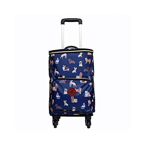 Z-SEAT Einkaufswagen Alufolie Zinn Isolierung Trolley Klapp Einkaufswagen Handtasche Einkaufstasche für Damen Herren Strand Picknick Utility Cart Cover