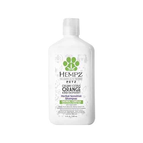 Image of Hempz Petz, Shampoo, Citrus Orange & Red Raspberry, 17 oz.