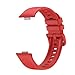 Straps Compatible with Huawei Watch Fit 3/Fit 4/Fit 4 Pro, Silicone Replacement Watch Bands (G (Pack of 12))
