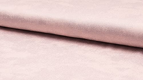 Suédine extensible rose 10m doublée aluminium pour habillage facile