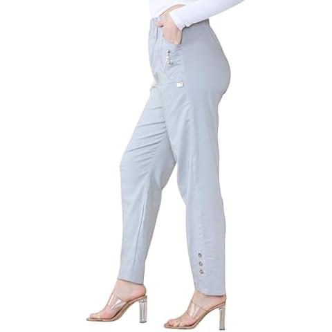 Women's Stretchy Elastic Waist Summer Trousers Cover