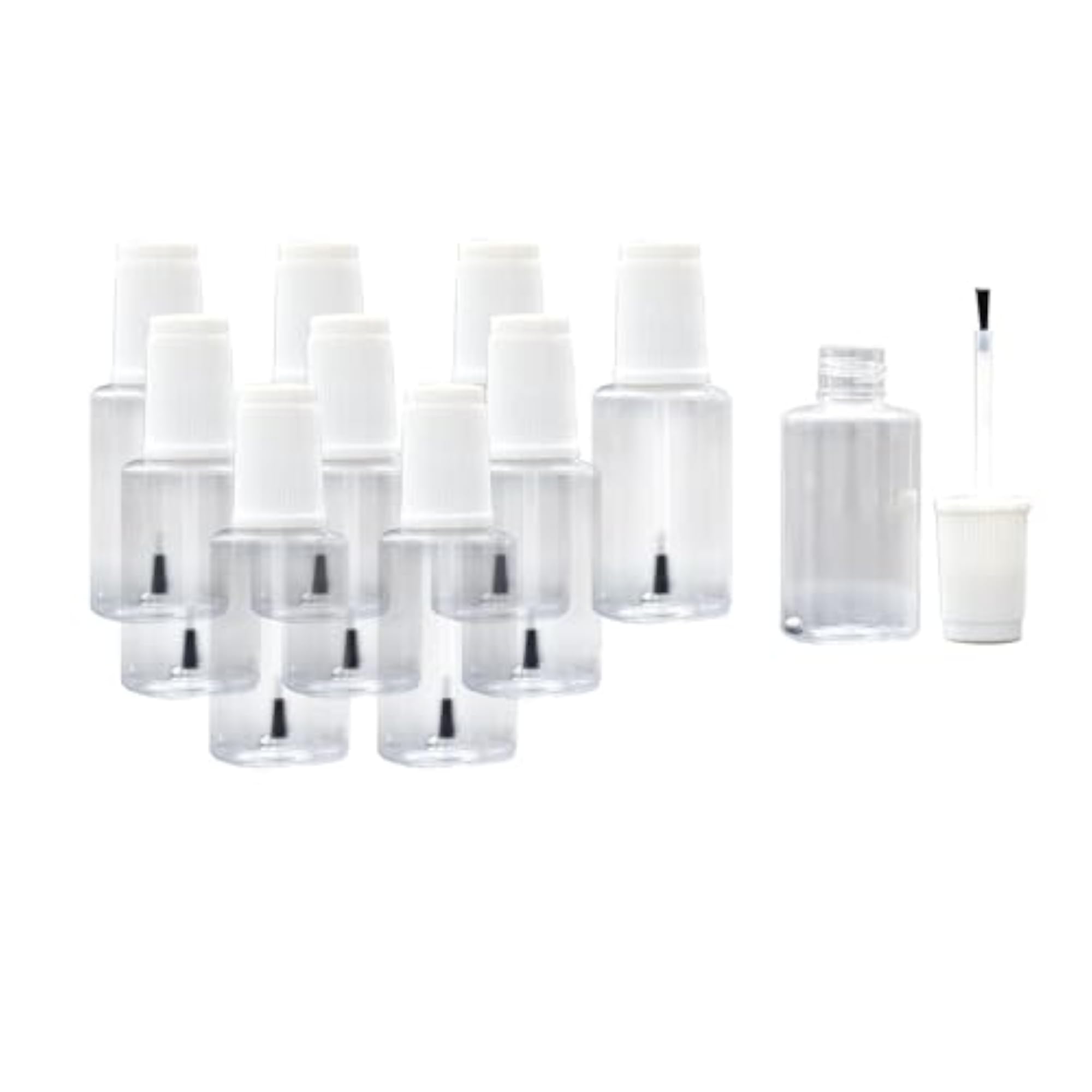 Paint Touch Bottles with Brush Dispensers for Household DIY Projects
