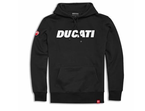 Ducati NEW Logo Black Sweatshirt-XL