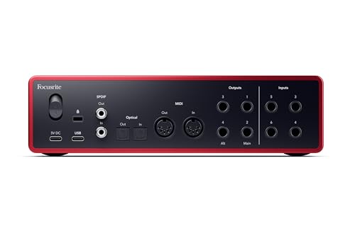 Image of Focusrite Scarlett 16i16 4th Gen 16 x 16 USB Audio Interface | Verified 16-In /16-Out I and O, Two Remote-Controllable Mic Preamps, 24-Bit /192 Khz a and D Conversion, USB-C Connectivity