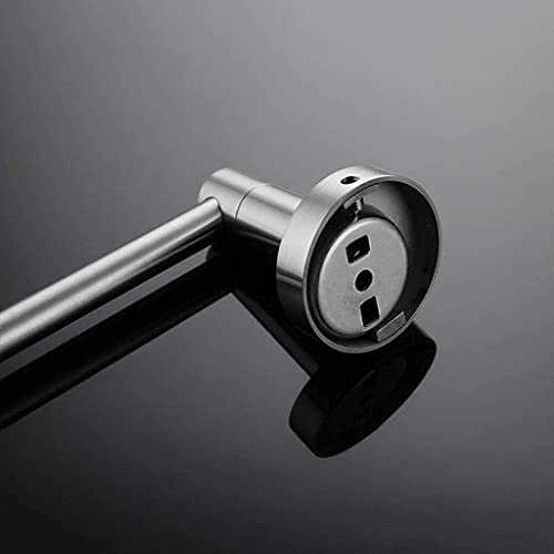 Porte-serviettes à barre unique support mural accessoire douche - 8