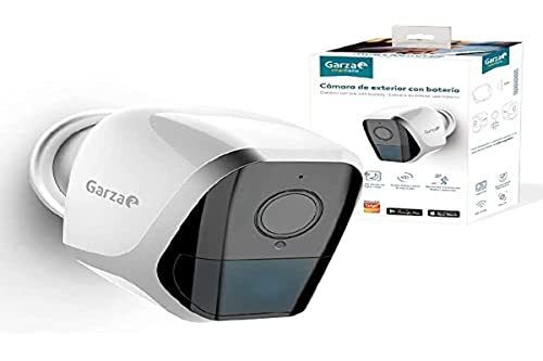 Garza Smart - Cámara Wifi inalámbrica de vigilancia exterior inteligente, visión 1296p SPHD (2K),...