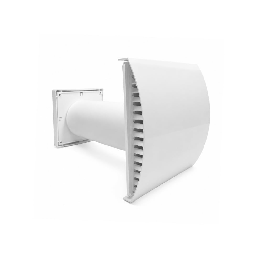 100mm Passive Wall Vent Kit with Filter, White | Fresh-Air Inlet With External Baffle To Help Reduce Draughts, Wind Noise, Condensation And Damp.-image-42