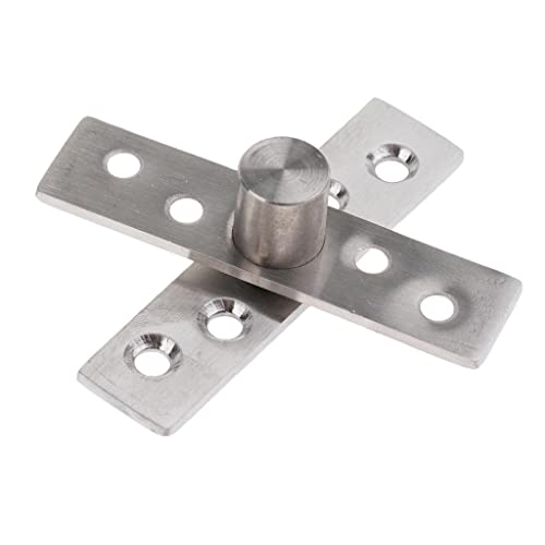 Image of VELURA 4xStainless Steel Concealed 360 Degree Rotary Hinge Revolving Door Hinge 75x18x3mm|1 Piece Hinge|Door Hinges| Home Improvement |Home & Garden