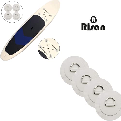 Image of Risan Plastic D Rings Buckles for Straps Ties Belts Bags, for Leather Bags Garment Clothes Needlework Luggage, Purse (25 mm /2.5 cms) 1 inch inch -20 Piece Set