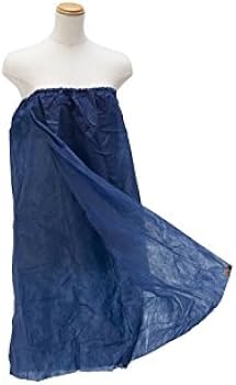 Amazon | 使い捨て 業務用 ペーパーガウン（前開きタイプ）50枚 ダーク