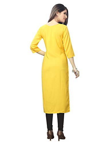 Image of 1 Stop Fashion Women's Crepe Regular Kurta