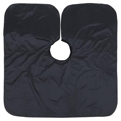 Capa Negra Impermeable para Corte de Pelo Barbería miniatura 1