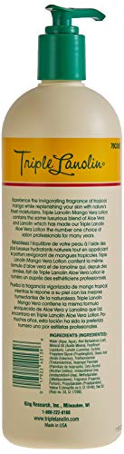Triple Lanolin Hand and Body Lotion, Mango Vera, 590 ml 20 oz - Image 3