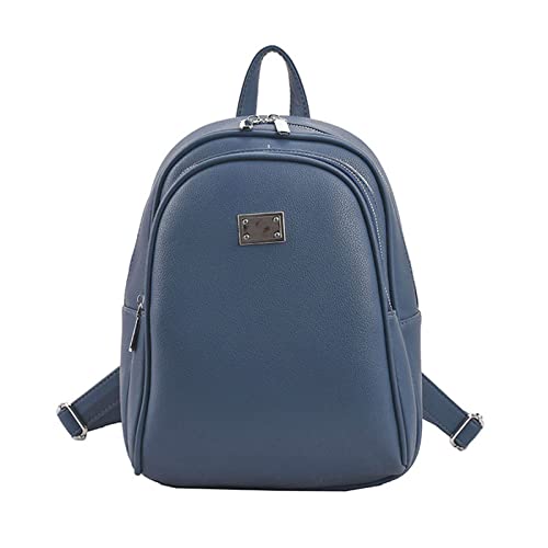 Sac à dos école femme cuir souple sac de voyage décontracté pratique