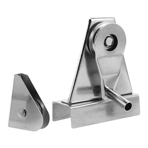 WEKADRIN Kit Puleggia in Acciaio Resistente per Asta Bandiera Manovella Cuscinetto e Carrello Girevole Accessori di Ricambio per Sistemi di Sollevamento Bandiere in Ambienti Pubblici e