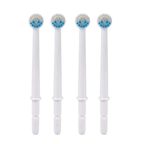 Miniatura 2 de Pieza de repuesto para Waterpik u otros irrigadores de aguairrigadores (Aquaflosser 4 puntas de cabeza de cepillo)