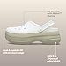 Crocs Unisex Classic Stacked Clogs Platform Sneakers Chalk Men 6/Women 8 Medium