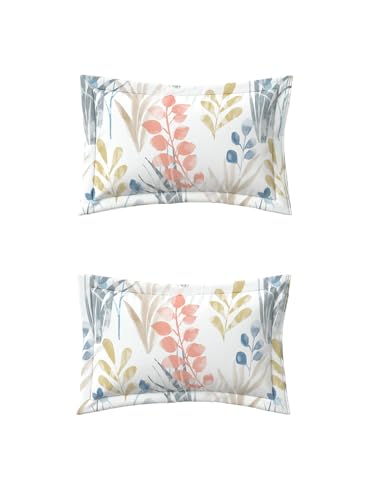 Image of DDECOR Live Beautiful 100% Cotton 145TC Floral King Bedsheet with 2 Pillow Covers | Rotary Printed Breathable Fabric | 224 CM X 254 CM | Luxury Bedding for Home | Cresta Collection | Peach Pink