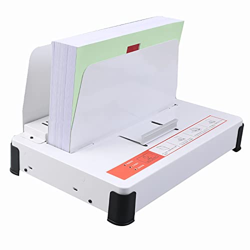 Hot Melt Glue Binderm, A4 Book Cover Glue Binder Electric Hot Melt Glue DIY Wireless Glue Binding Machine, Simultaneous Binding of 500 Sheets of 70g Paper, Suitable for General Documents