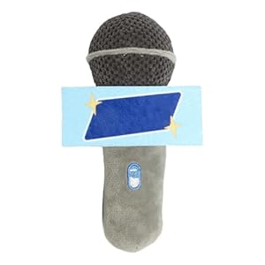 Vgvgaj Mikrofon Katzenminze Kauspielzeug mit Glocke