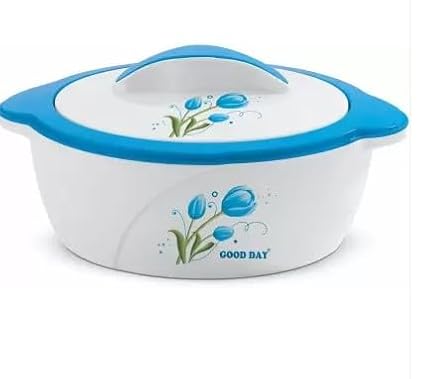 Eco Grace Plastic Casserole with Insulated Inner Steel, 3500ml