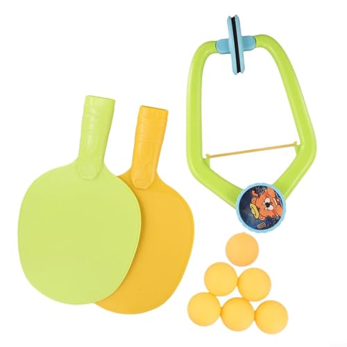 Dispositivo de práctica de tenis de mesa colgante ideal para desarrollar el tiempo de reacción en interiores