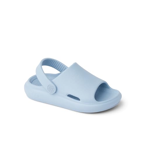 REEF Toddler/Little Kid Rio Slide Sandal, Super Soft Molded EVA Footbed, Lightweight, Water Friendly, Backstrap, Dusty Blue, 7 - image 2