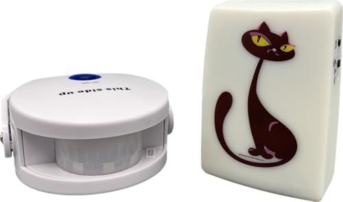 Cat Doorbell Katzenklingel Katzen Haustier Türklingel Türglocke Katzentürklingel mit Bewegungssensor