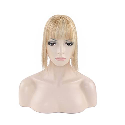 Hairro Human Hair Toppers With Bangs 16 Inch 48g #12P613