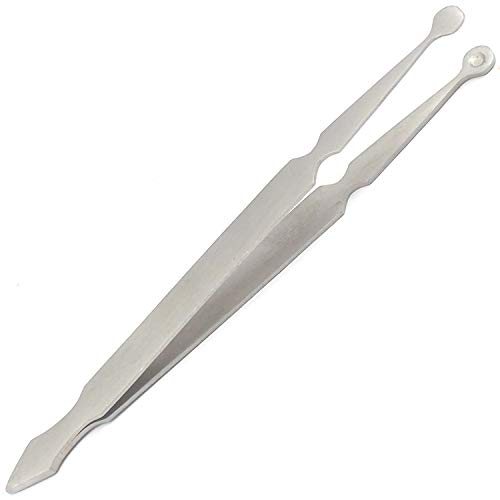 STAINLESS STEEL BEAD/BALL HOLDING TWEEZERS BALL HOLDER PIERCING TOOL BEAD BALL GRABBER by G.S ONLINE STORE