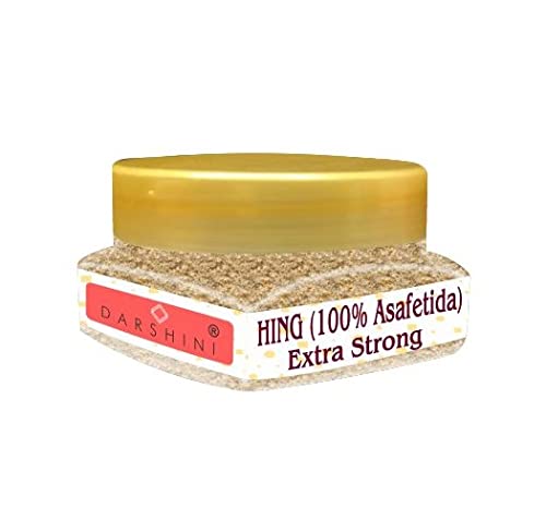 Darshini Heeng/Hing Powder Extra Strong Pure Asafoetida - No added Gum & Flour, 20gm