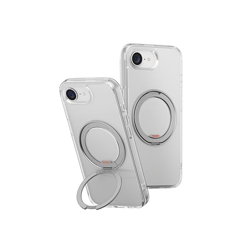 Coque rigide iPhone 17E UNIQ SWIVIX transparente anti chute avec béquille