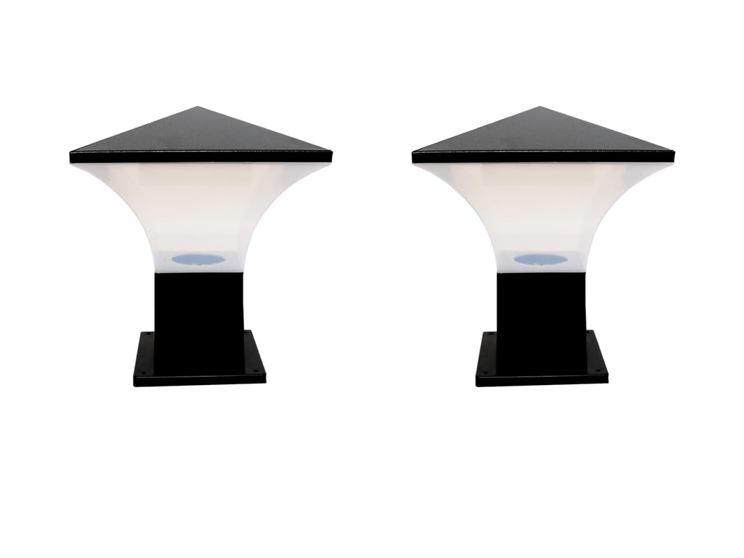 MOHAR SINGH JI STORE Main Gate Light with Waterproof Design for Home Entrance & Outdoor Decor - Enhance Your Garden, gate with Fancy Modern Lamps (Bulb not Included) Trancepart Glass PH