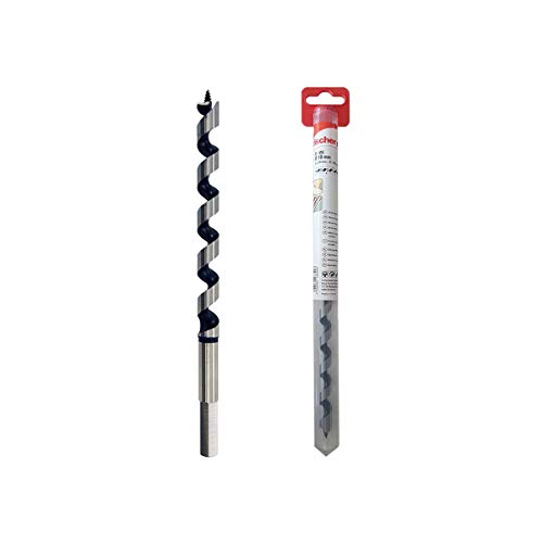 Fischer Punta trapano D-WL PL 6x230 K professionale in acciaio per legno con dispositivo di centraggi tipo Lewis,per Legno massiccio, Legno lamellare, 551330