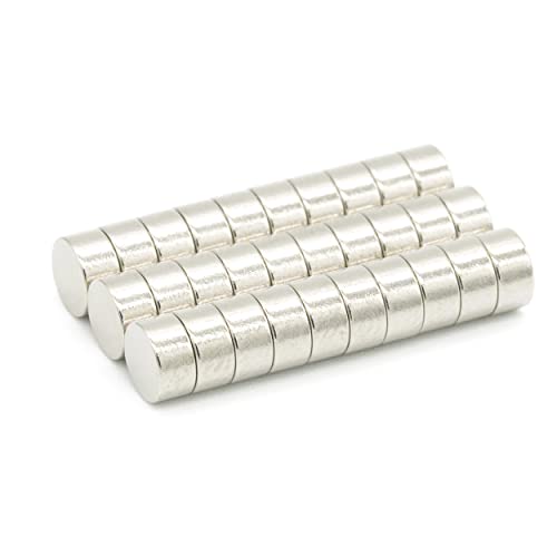 【耐熱強力】ネオジム磁石 N48SH, Φ4×2 (mm), (寸法公差±0.05mm) 【耐熱150℃】【防錆特殊4層メッキ】 DIY 小型 丸型 工業用 キッチン 浴室 室外 事務所 多用途 KYOKEI (30)