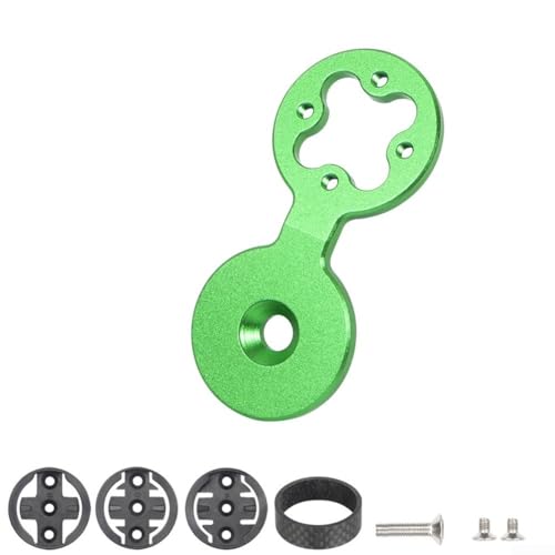 Soporte para auriculares de bicicleta GARMIN, Wahoo, para Bryton para soporte de computadora para accesorios de bicicleta (verde)