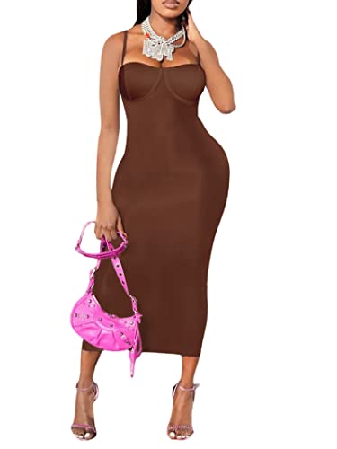 Vestidos Pegados Para Mujer Vestido Largo Ajustado Para Mujer, Sin