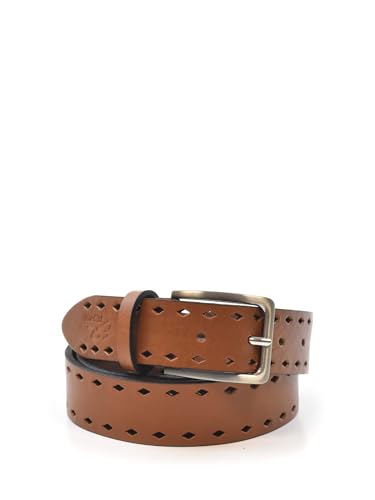 Ceinture homme marron Yes-zee X710 vr00 fini les ceintures usées