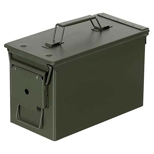MFH US - Caja de metal para munición, calibre 50 mm, M2A1