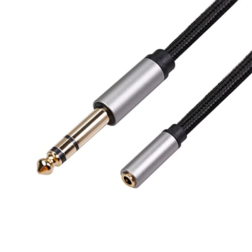 Cable Adaptador Jack 6.35mm a 3.5mm miniatura 4