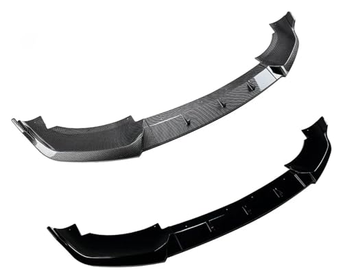 Spoiler de pare-chocs avant pour BMW X6 G06 Sport 2019-2022 en ABS noir brillant style carbone